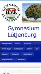Mobile Screenshot of gymnasium-luetjenburg.de
